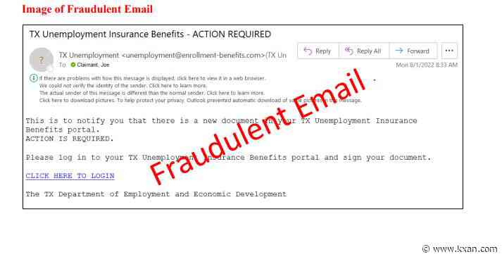 Phishing operation targets unemployed Texans