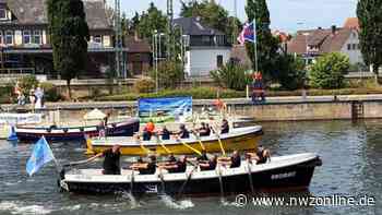 Binnenhafenfest in Brake: Bürgermeister sticht ein Fass Freibier an - Nordwest-Zeitung