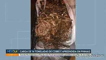 Guarda Municipal apreende caminhão com 14 toneladas de cobre em Pinhais - Globo