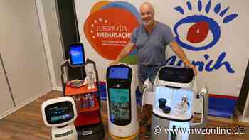 Roboter im Pop-up-Store in Aurich: Zukünftig könnte ein Roboter der Türsteher sein - Nordwest-Zeitung