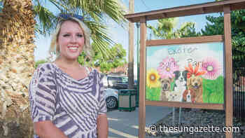 Mural artist brings colorful charm to Exeter dog park - Foothills Sun Gazette