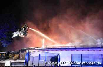 Fast 200 Kräfte bei Brand im Einsatz - Mannheimer Morgen