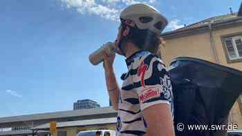 Fahrradkurier bei Hitze in Mannheim, Heidelberg und Ludwigshafen - SWR Aktuell
