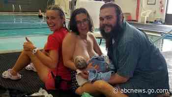 WATCH:  Teen lifeguard helps couple deliver baby