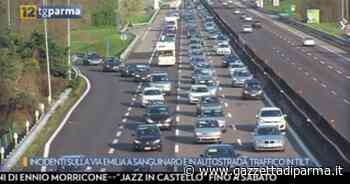 Incidente sull'Autosole, in carreggiata sud, tra Fidenza e Parma: 4 persone coinvolte. Ancora traffico a rilento - Gazzetta di Parma