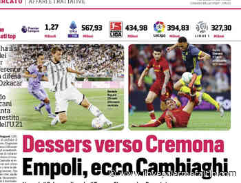 Corriere dello Sport: "Dessers verso Cremona. Empoli, ecco Cambiaghi. Tutte le trattative del giorno in serie A" - ilovepalermocalcio.com - Il Sito dei Tifosi Rosanero