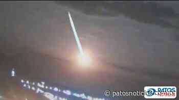 Meteoro explode no céu de Patos de Minas; assista ao vídeo - Patos Notícias