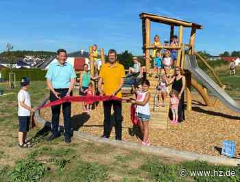 Neuer Spielplatz in Giengen: Spielvergnügen für die Kinder in der Memminger Wanne - Heidenheimer Zeitung