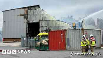 Firefighters tackle blaze at Thurrock ambulance firm base