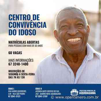 Centro de Convivência do Idoso será inaugurado com 60 vagas em Aquidauana - O Pantaneiro