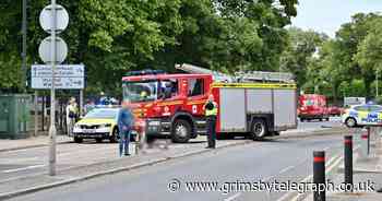 Serious crash closes A46 Laceby Road after cyclist 'hit by van' - Grimsby Live