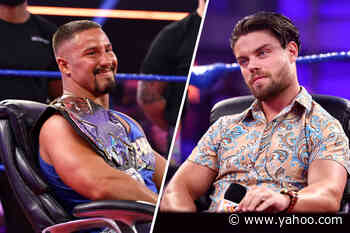 JD McDonagh’s Bizarre Mind Games Continue As He Signs NXT Title Match Contract In Blood - Yahoo Entertainment