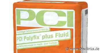 Neuer fließfähiger Schnell-Zement-Mörtel für die Schnellmontage im Hoch- und Tiefbau von PCI