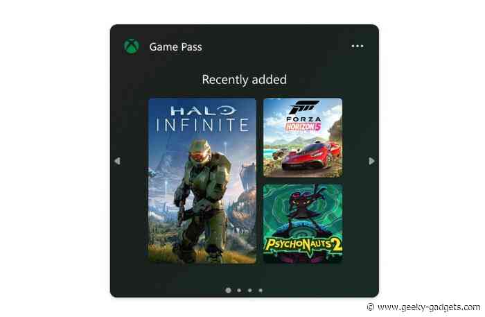 Windows 11 Insider Preview Build 25174 adds new Game Pass Widget