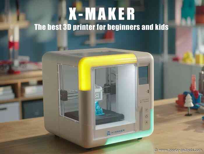 X-MAKER entry-level 3D printer hits Kickstarter from $259