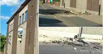 Stenen en stuk beton van middelbare school vallen naar beneden - Het Laatste Nieuws