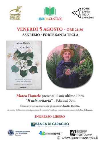 Sanremo-Forte Santa Tecla: questa sera termina la rassegna “Libri da Gustare” con un omaggio a Libereso - SanremoNews.it