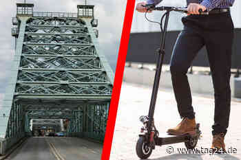 Dresden: Fieser Angriff auf Roller-Fahrer auf dem Blauen Wunder - Polizei sucht Zeugen - TAG24