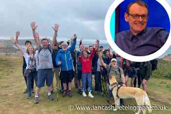 Blackburn: Lee Mack and Bill Bailey's charity walk for Sean Lock