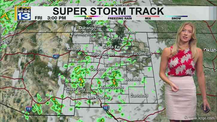 Weekend storms for parts of New Mexico