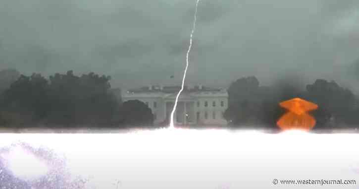Video: 'Massive' Lightning Strike Hits Just Outside White House, 4 People Hospitalized with Life-Threatening Injuries