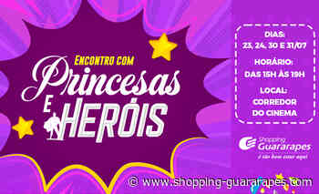 Encontro com as Princesas e os Heróis no Guara! - Notícias - shopping-guararapes.com