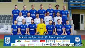 MSV Neuruppin startet in die neue Saison der Fußball-Oberliga - Märkische Allgemeine Zeitung