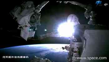 Chinese space station robot arm tests bring amazing views from orbit