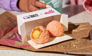 Taco Bell and Milk Bar partner up to create strawberry bell truffles