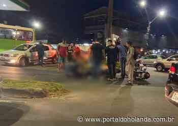 Acidente deixa vítima ferida e trânsito caótico em avenida de Manaus - Portal do Holanda