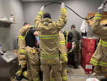 Ottawa firefighters extricate man's hand trapped in industrial bread machine
