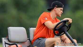 Burrow remains out, but still involved in camp