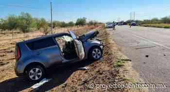 Deja 5 heridos choque sobre carretera Hermosillo-Bahía de Kino - Proyecto Puente