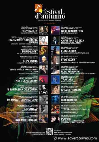 Antonietta Santacroce: #ventieventi e nuove location per il Festival d'Autunno - Soverato Web