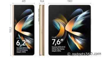 Samsung Galaxy Z Fold 4 Spotted on Amazon Ahead of Launch; Specifications, Features Tipped