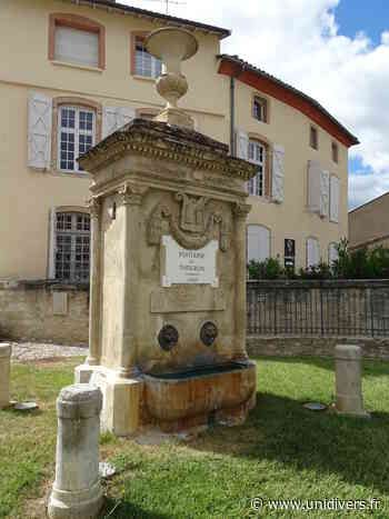« Ça coule de source à Caussade » : découvrez les secrets de cette fontaine médiévale Fontaine du Thouron samedi 17 septembre 2022 - Unidivers