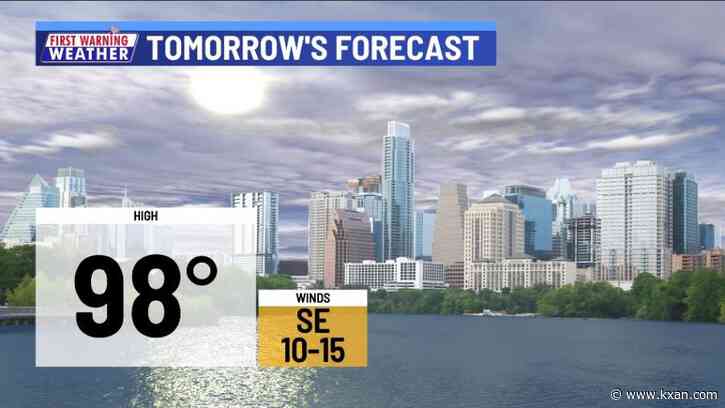 Increase in cloud cover and a few isolated showers could mean heat relief on Saturday