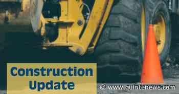 Construction in and around Belleville next week may cause delays - Quinte News