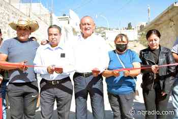 Inaugura presidente Jorge Márquez obras de pavimentación en Metilatla y Loma Bonita - NQ Radio sin límites