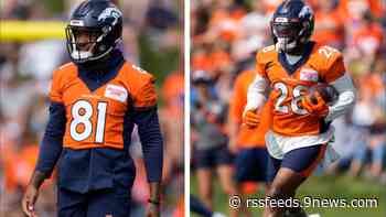 Broncos' Tim Patrick, Damarea Crockett out for the year with ACL injuries