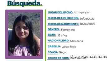 Tiene 15 años y desapareció en Ixmiquilpan, ayuda a encontrar a Neri Uribe Pérez - Periódico AM