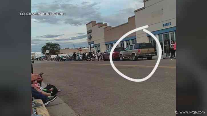 Witnesses react after man drives through Gallup parade