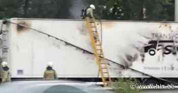 VIDEO. Brandweer moet uitrukken voor brandende vrachtwagen op E314 - Het Laatste Nieuws