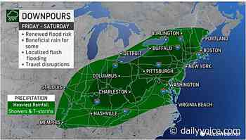 Separate Rounds Of Storms Will Bring Drenching Downpours To Region - Daily Voice