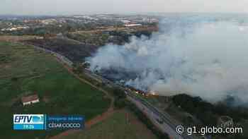 Fogo atinge áreas de mato em Campinas e Valinhos e mobiliza Bombeiros; veja vídeo - Globo