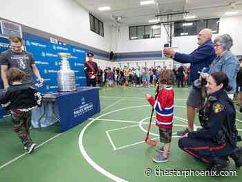 In photos: Stanley Cup at Saskatoon police headquarters
