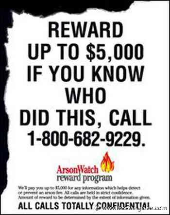 State offers up to $5,000 reward for tips to solve Quincy arson case - The Boston Globe
