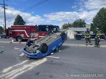 Rollover crash blocks southbound traffic on Fortune Drive - Kamloops News - Castanet.net