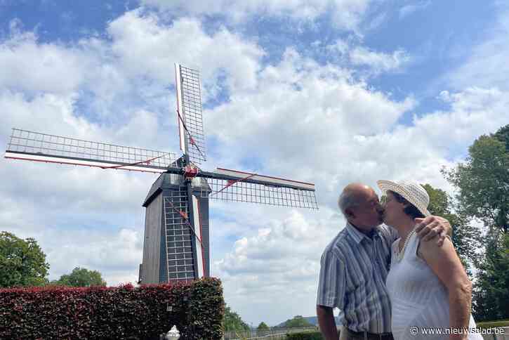 Raymond (67) leerde zijn Mia (68) kennen onder Lijstermolen, nu is hij de nieuwe molenaar: “Na  halve eeuw opnieuw een hoogtepunt in ons leven”