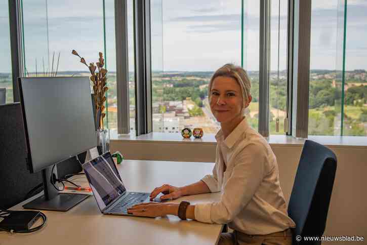 “Hier wordt het schijnbaar onmogelijke mogelijk gemaakt”: Elke Giets (38) werkt op de bovenste verdieping van Imec-toren